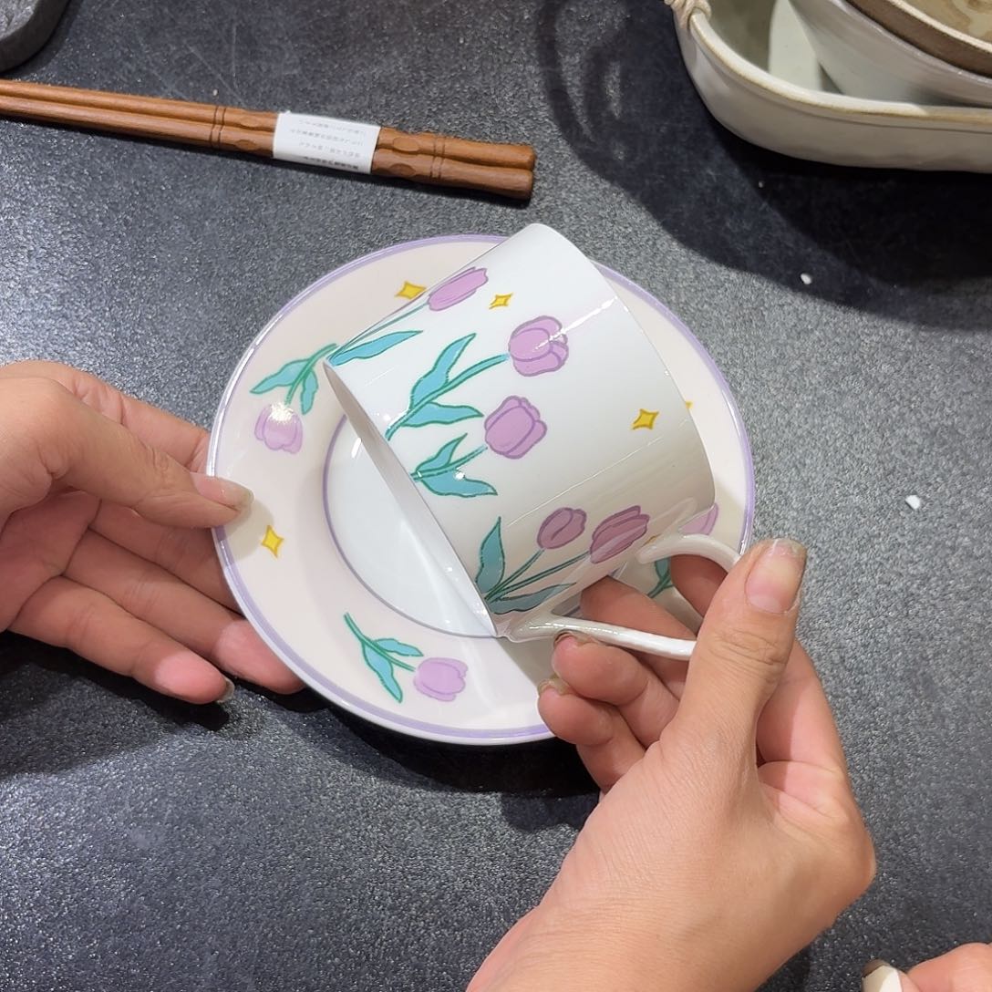 瓷咖啡杯碟一套一套