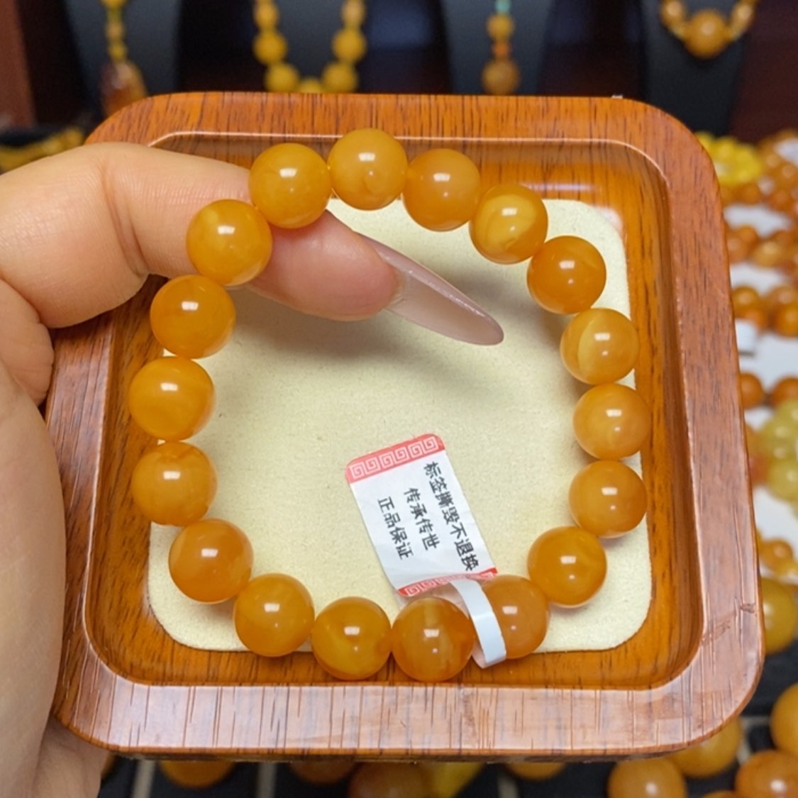 【闪购商品】蜜蜡手链未镶嵌手串