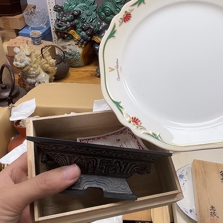 瓷片瓷器摆件工艺品摆件 