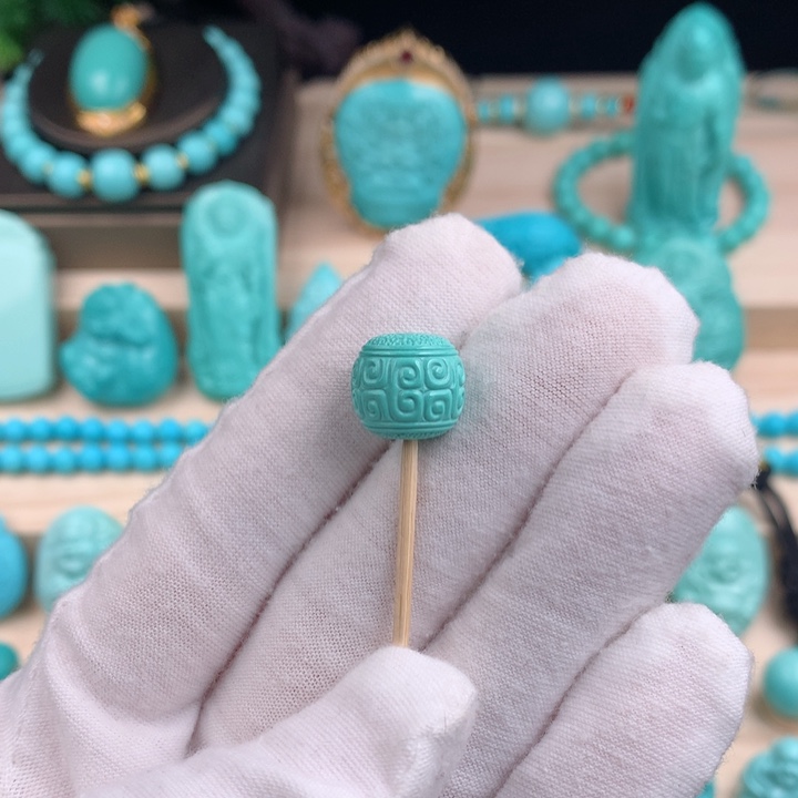 【闪购商品】绿松石珠宝半成品未镶嵌