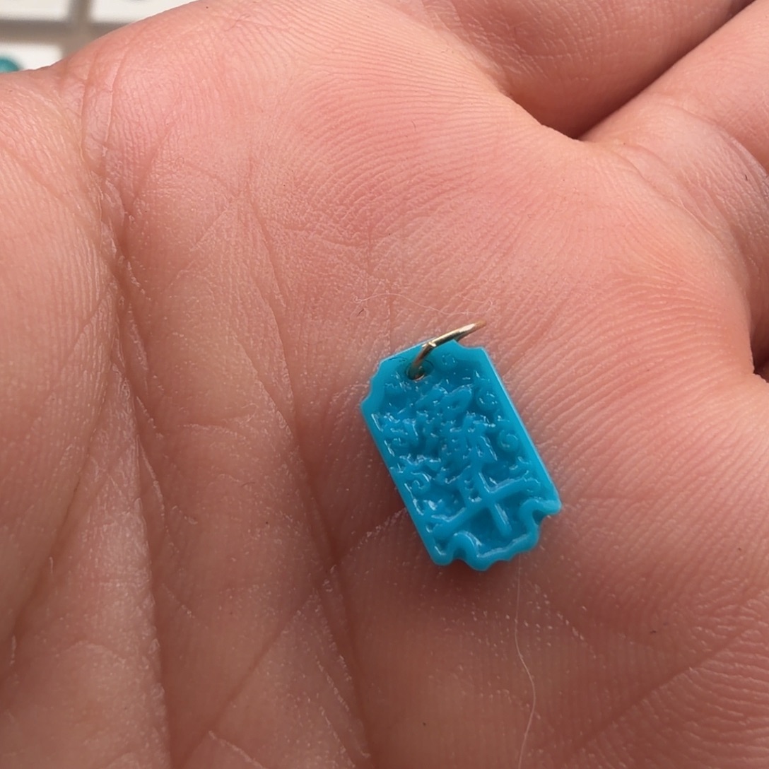 δ***Θ绿松石未镶嵌笔搁