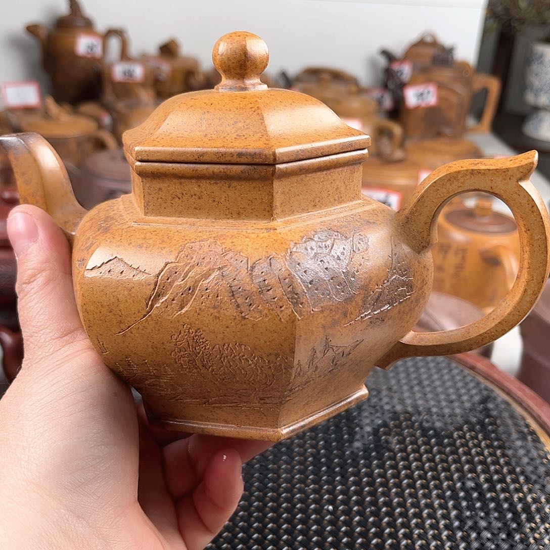 紫泥茶壶宜兴紫砂