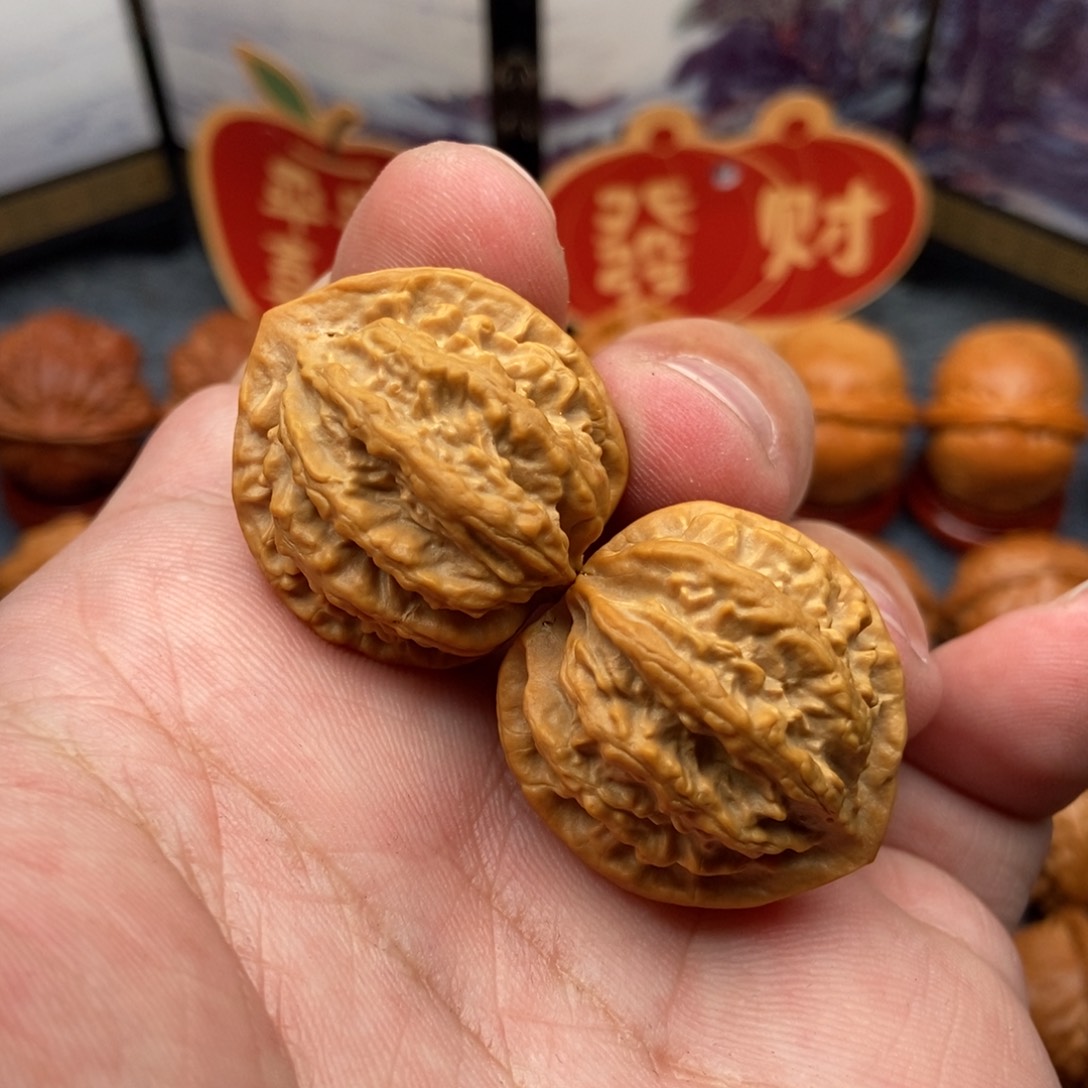 文玩核桃把件九龙筋