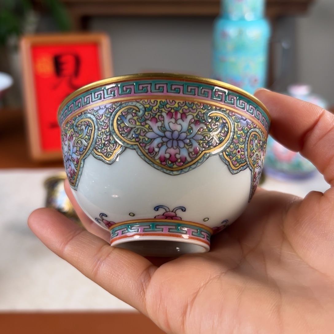 纯手工手绘 高端茶器