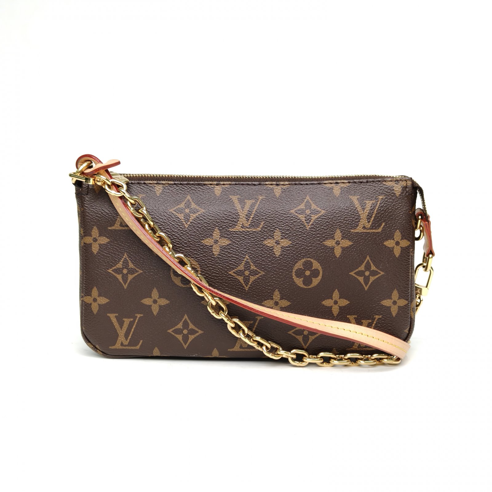 99新 LouisVuitton/路易威登 小花6枫 大麻将包 新款带链条 芯片
