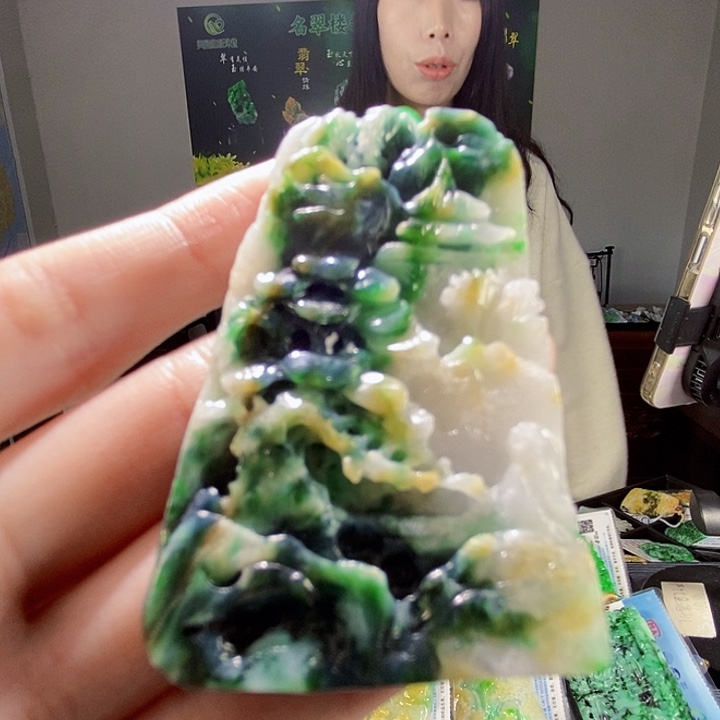 颈饰未镶嵌翡翠翡翠