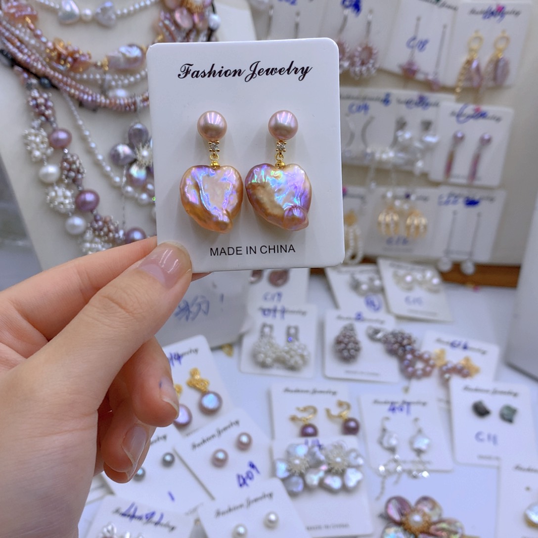 淡水珍珠颈饰银S925镶嵌