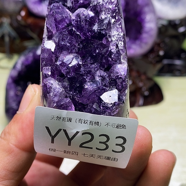 水晶天然水晶家居办公摆件未镶嵌