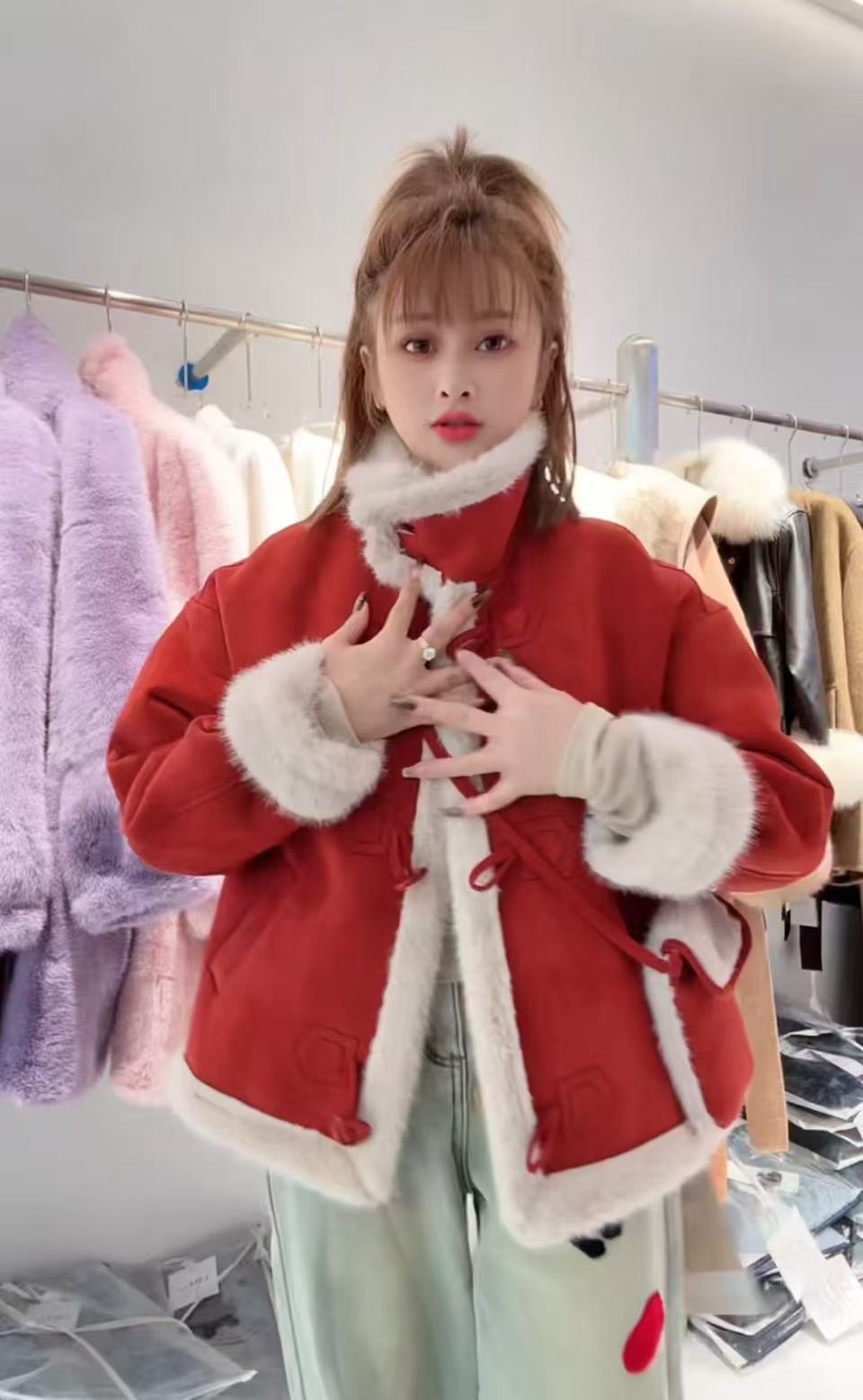 108带包包毛毛外套1168厂