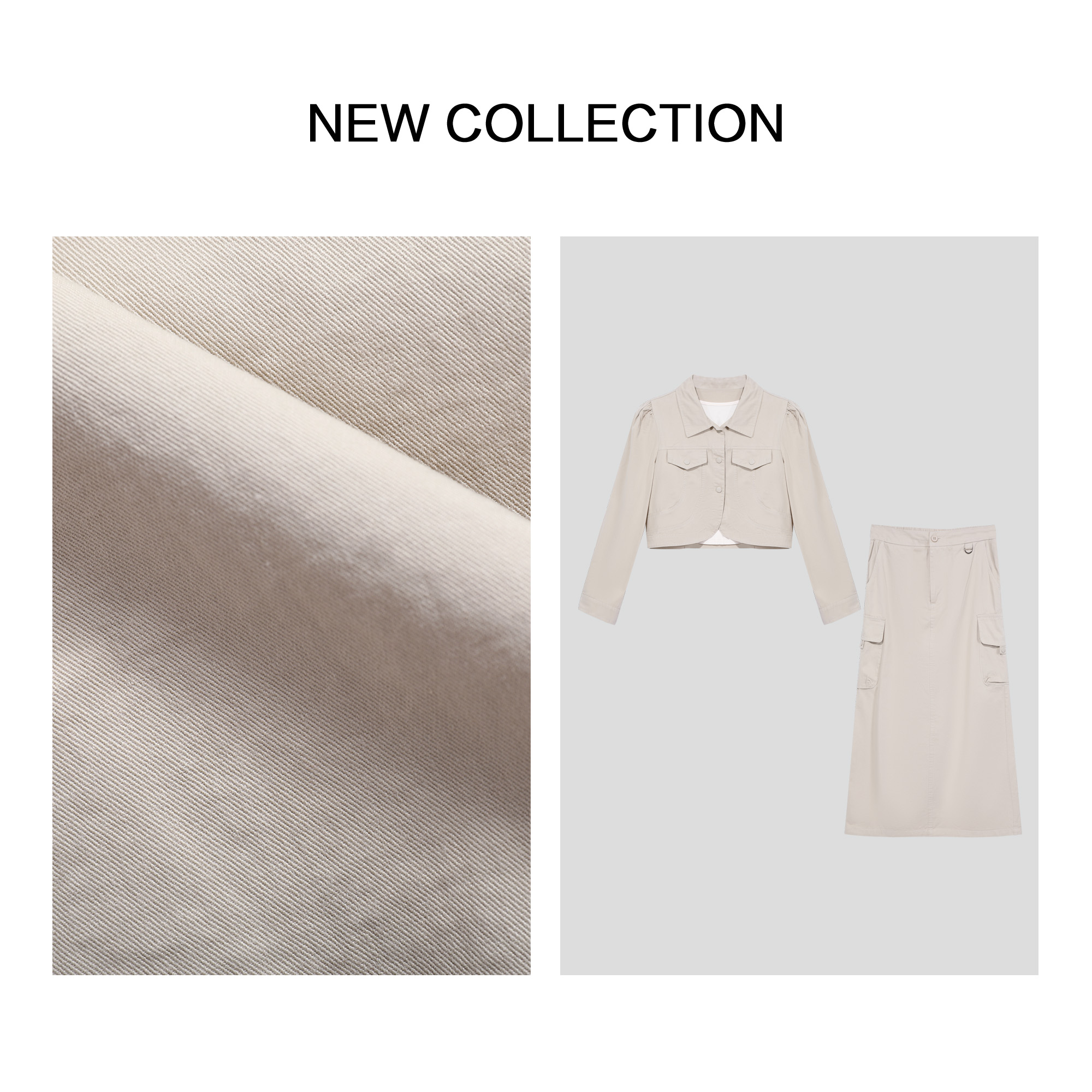 【龙哥专属】D3F33010B 春季牛仔外套+背心+裙子套装，炸街 2564