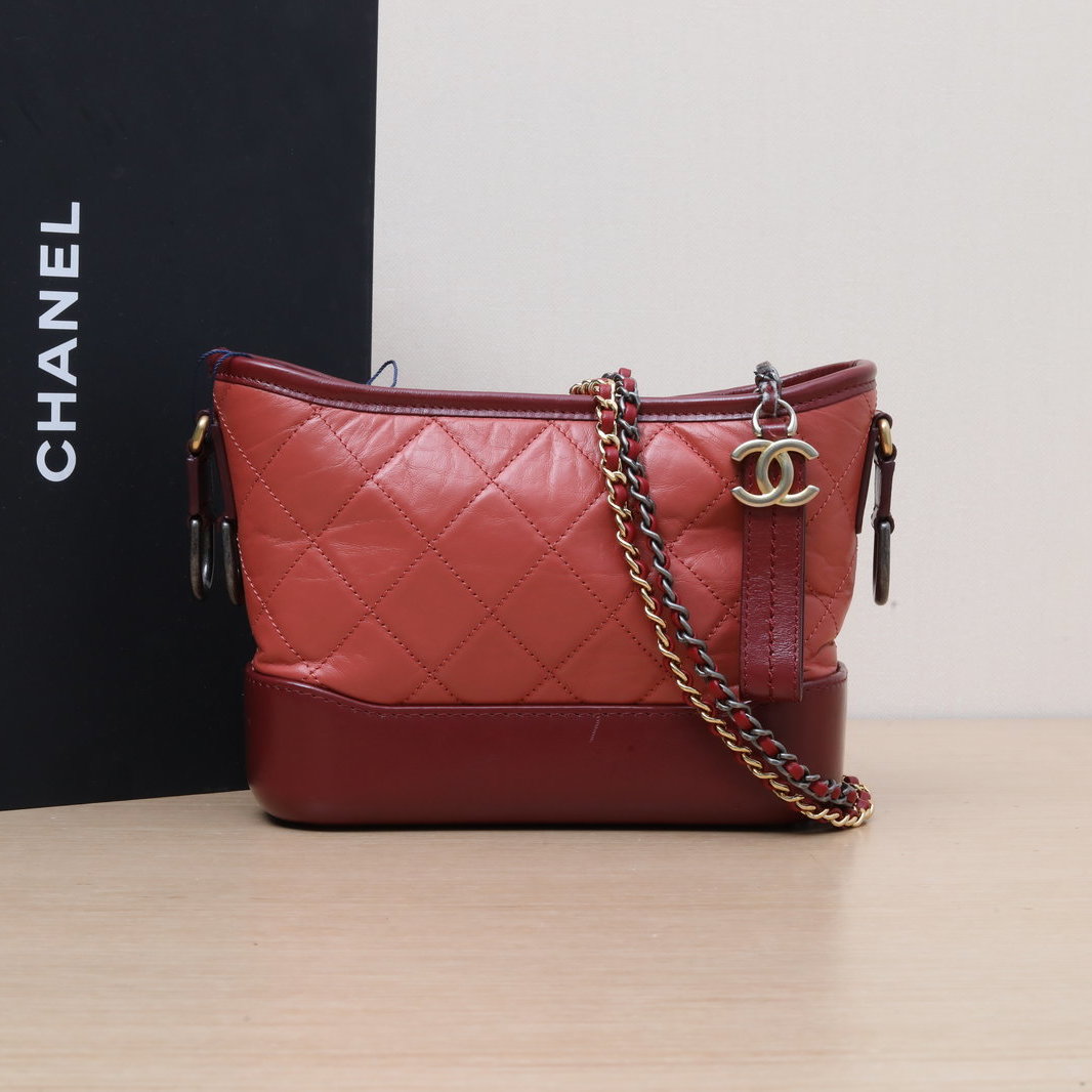 95新 Chanel/香奈儿 【活动黑黑】流浪 小号 拼色 25开 手提包