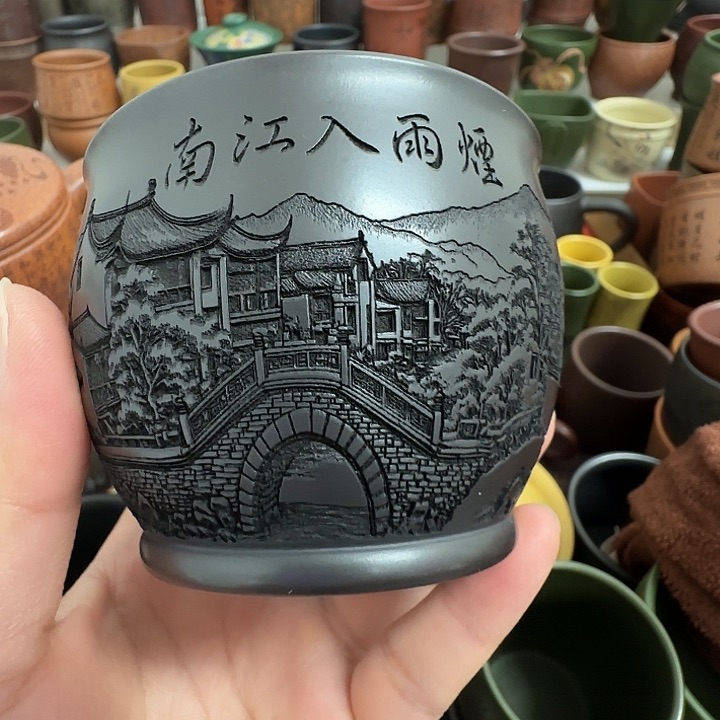 茶杯紫砂紫砂主人杯大放漏！