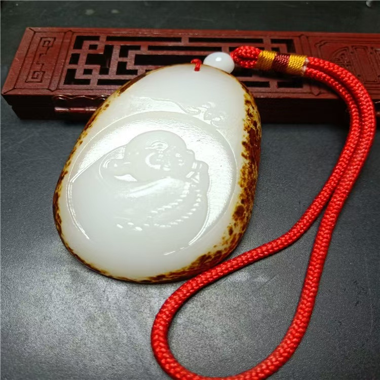 非金属珐琅吊坠 （心选好物）带皮弥来f手把件