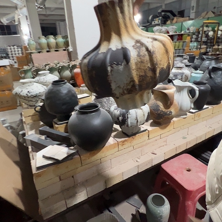 手工艺品琉璃景德镇陶瓷花瓶瑕疵专场