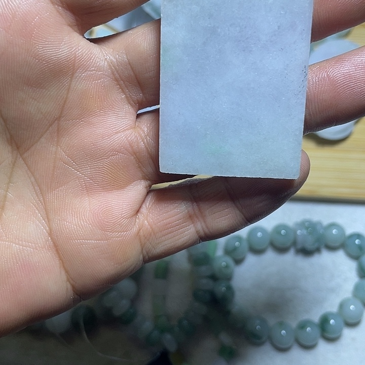 定制翡翠未镶嵌无事牌