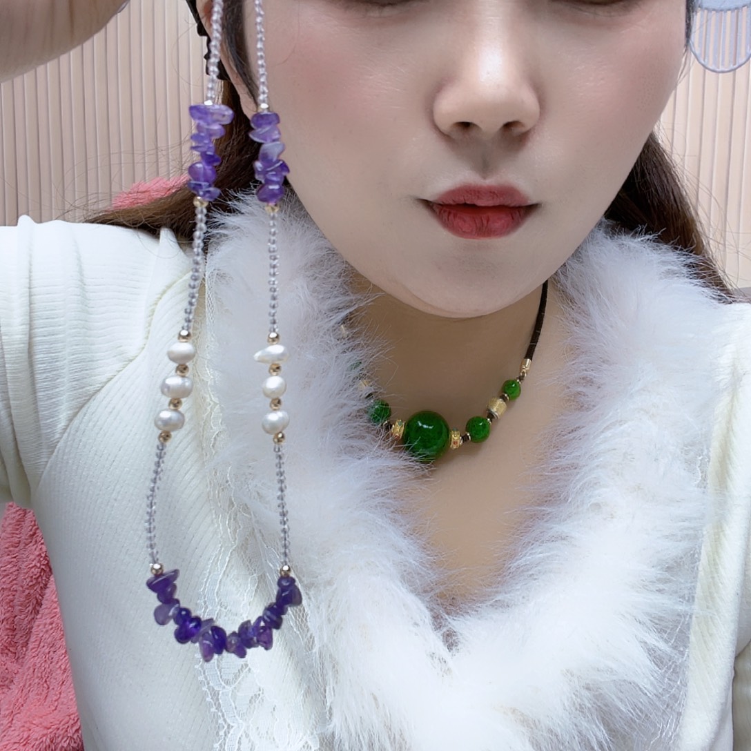 颈饰合金淡水珍珠项链