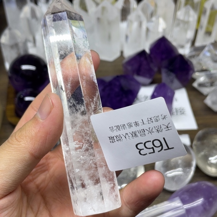 水晶天然水晶球水晶柱未镶嵌