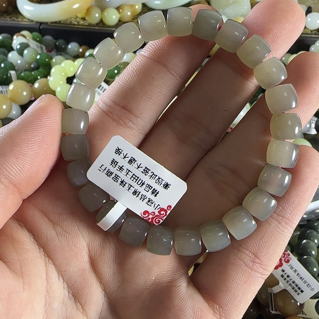 和田玉手链未镶嵌101