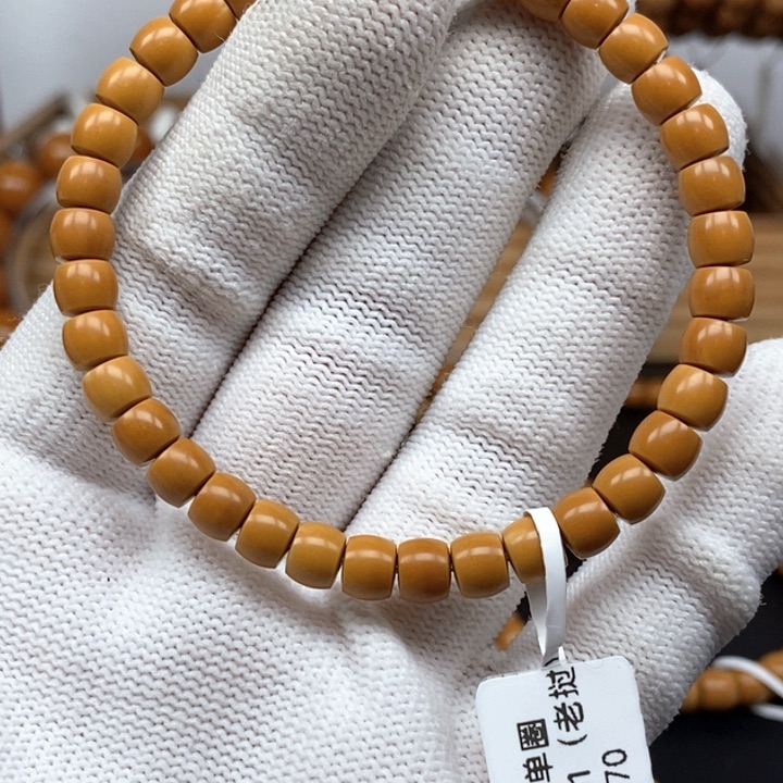 橄榄核手串/手链6.1老挝核尖直切单圈