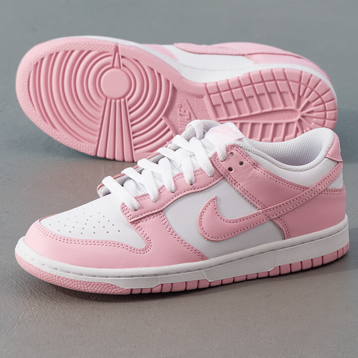 NIKE/耐克粉色dunk运动鞋透气鞋潮流低帮舒适轻便GS板鞋FB9109125