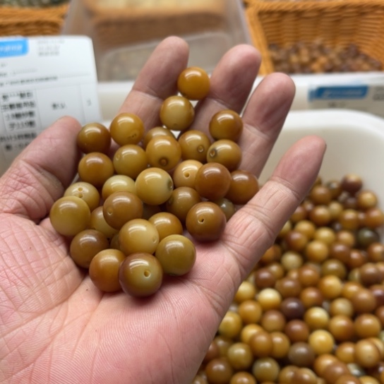 小***酒吊坠白玉菩提13糖炒栗子圆珠110