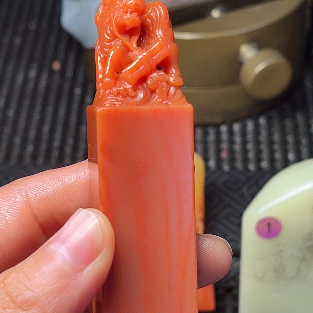 寿山石印石这么大岁数怎么