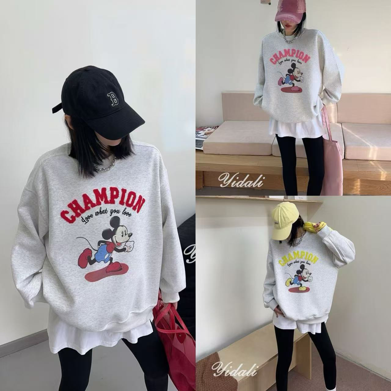 春季新款72衣长韩版刺绣卫衣