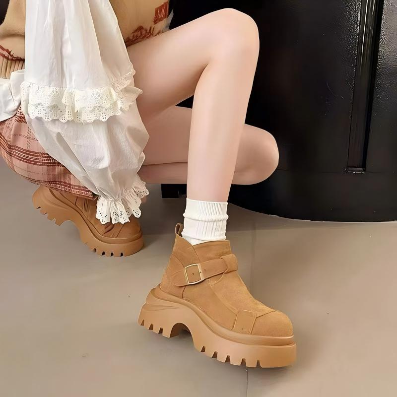 1920 女士厚底增高马丁靴 F282