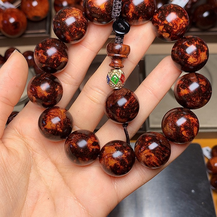 花梨木类手串/手链黄花梨风化料老挝花梨土埋料1.8