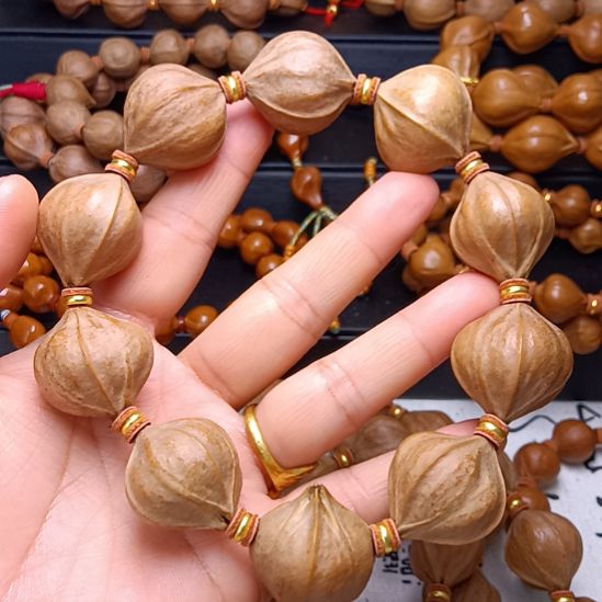 w***w手串/手链橄榄核橄榄核手串铁核四花2.5*2.5