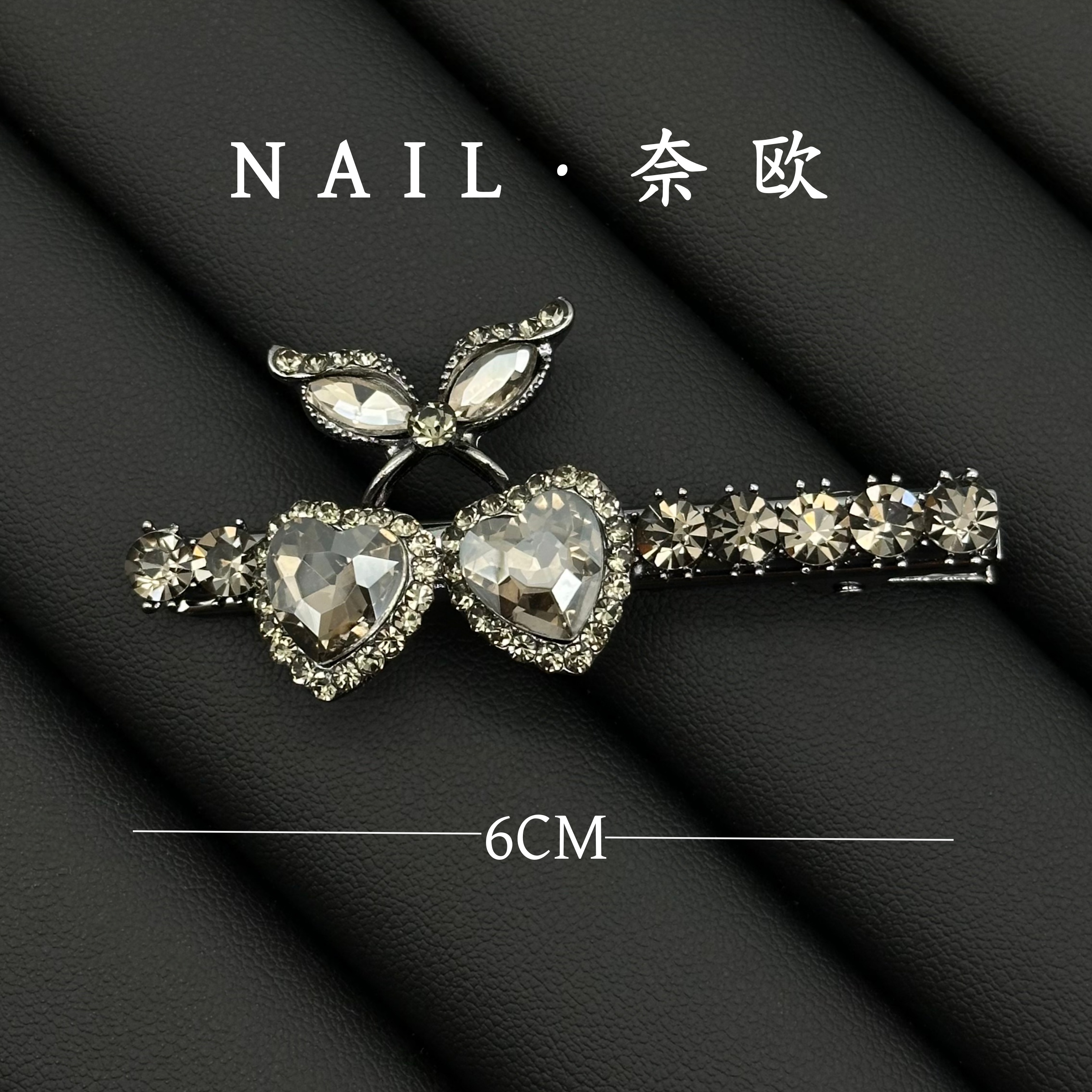 【NAIL·奈欧】设计师系列6463樱桃鸭嘴夹侧边夹碎发夹