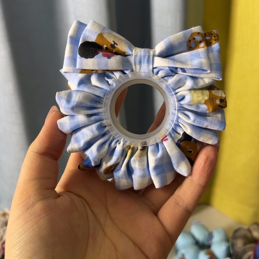 布艺铁合金发圈头绳橡皮筋