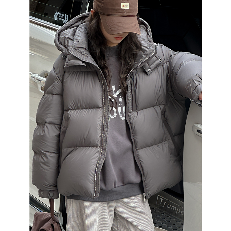 K27350孙小美女童羽绒服2025新款冬装儿童加厚连帽面包服外套