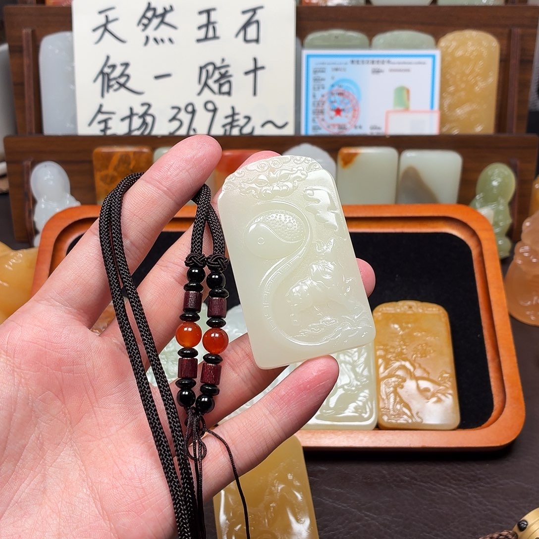 博***弈十二生肖挂件牛双面