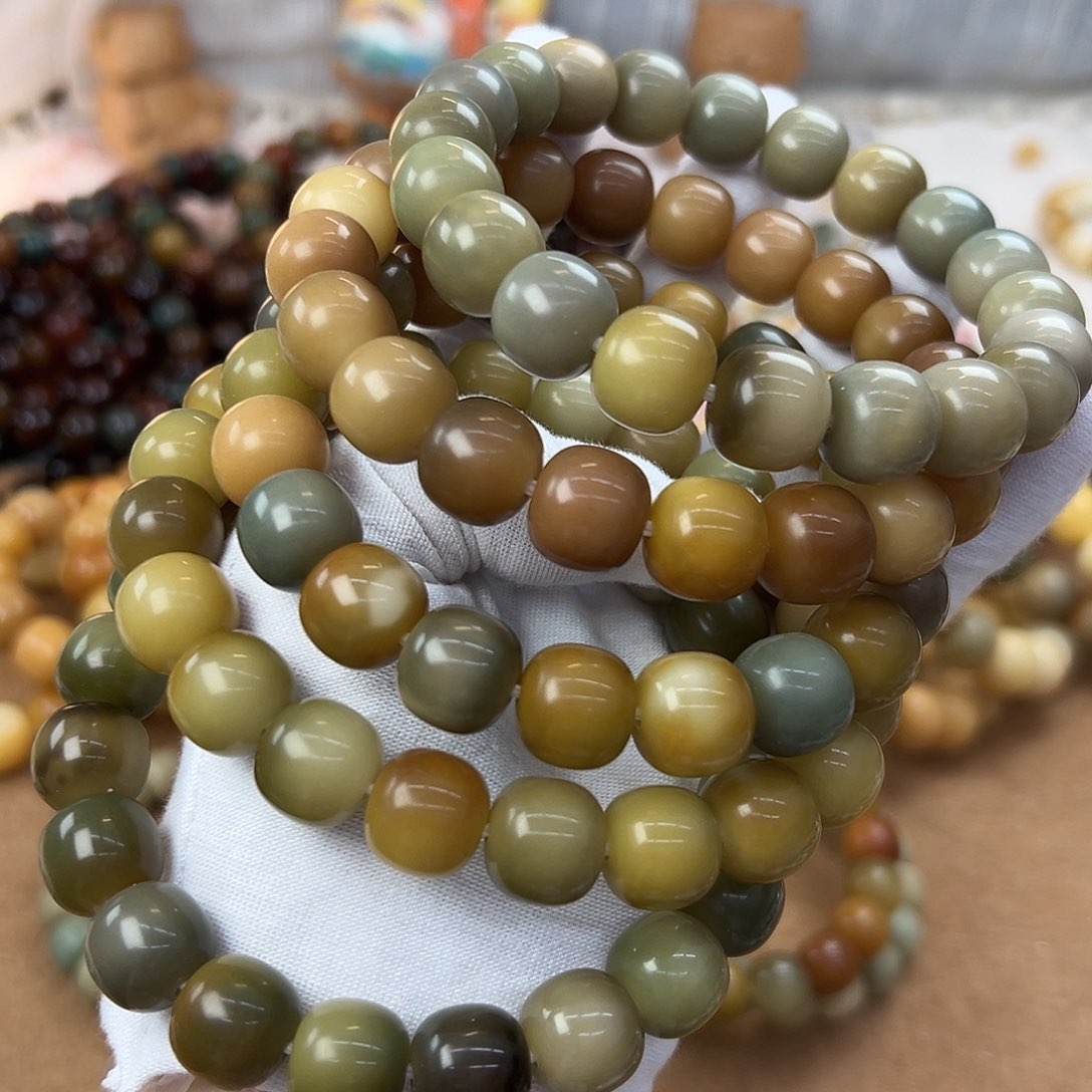 菩提根/象牙果手串14干磨油糕发一条300