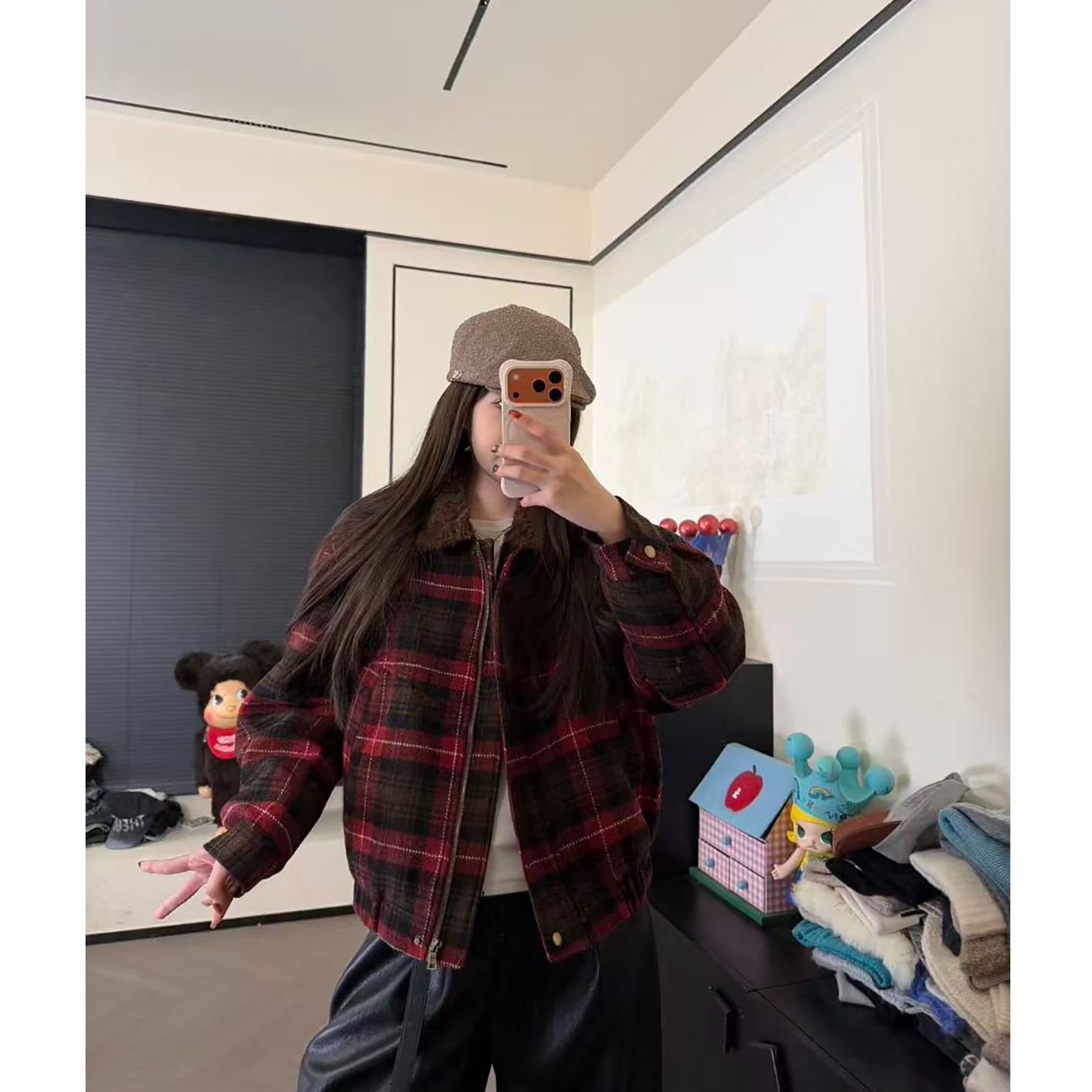 CHACHA【里约画报】休闲时尚百搭棉服外套