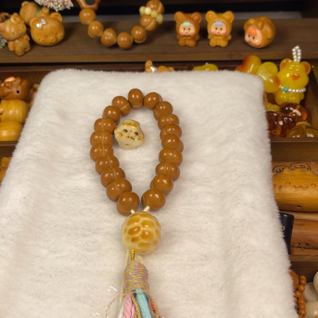 小***乐猴头核桃吊坠猴头