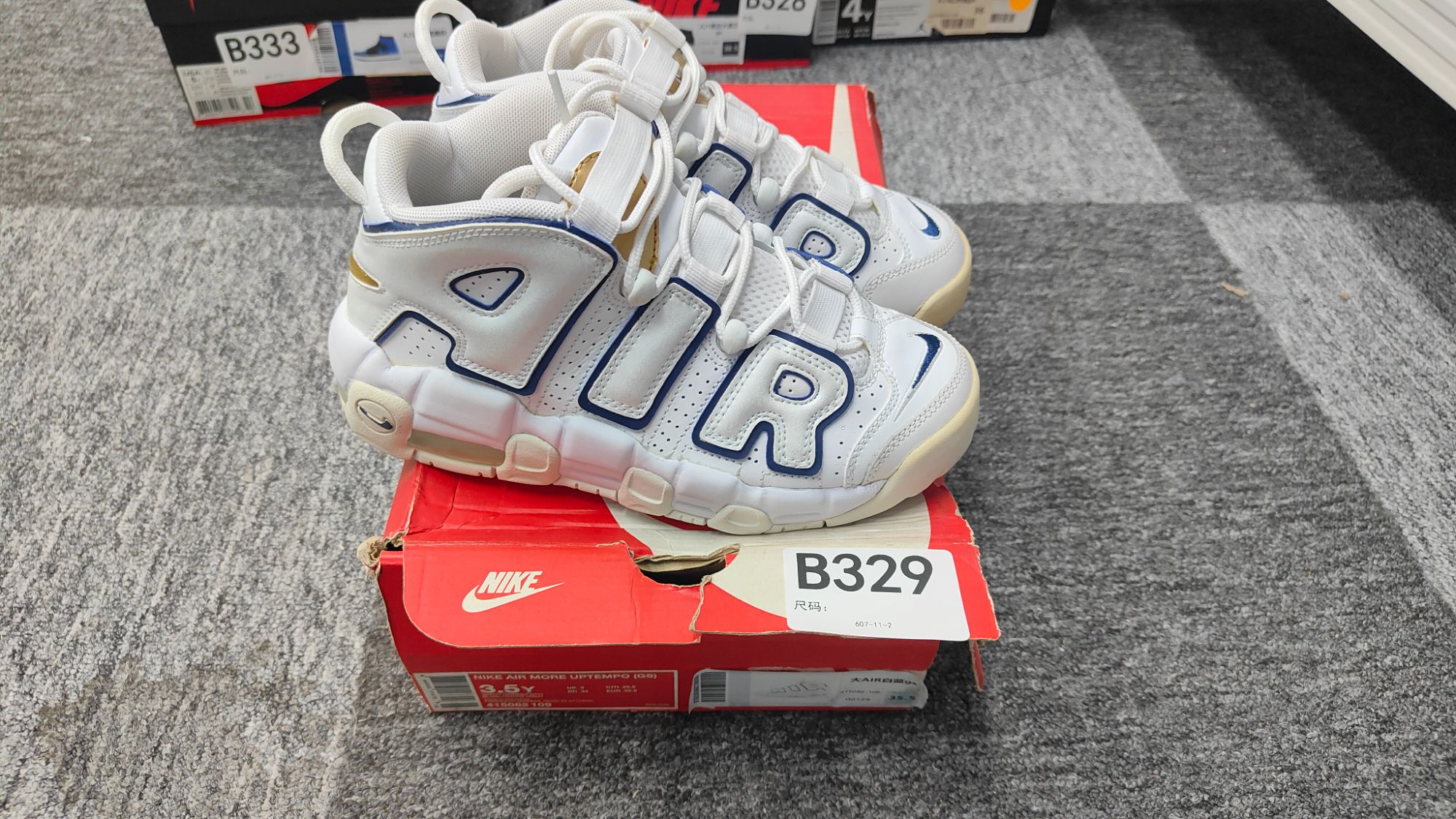 nike 大air白蓝 全新原盒 35.5码 12.2