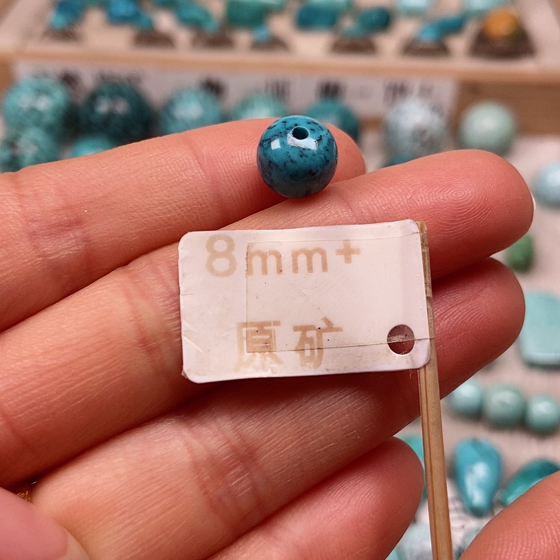 未镶嵌绿松石珠宝半成品