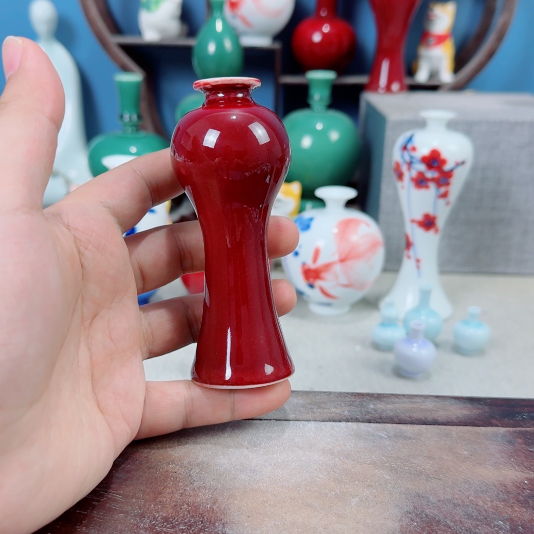 陶瓷手工小花器摆件