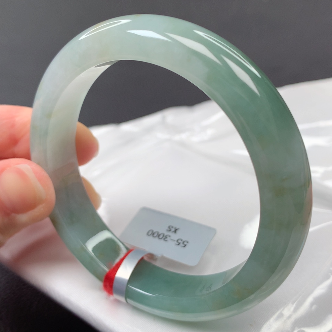 【闪购商品】翡翠手镯未镶嵌40号正圈