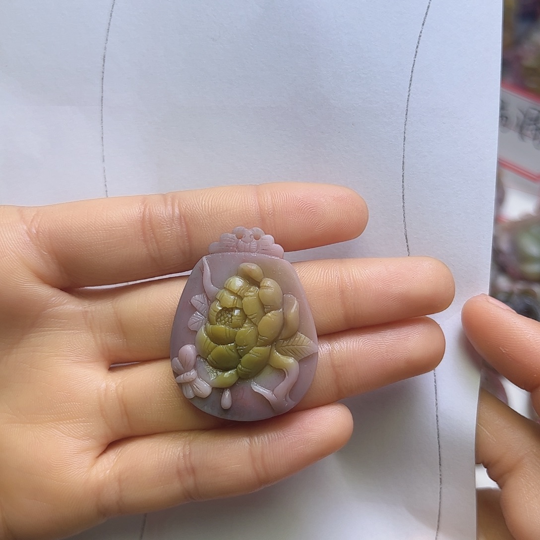 玛瑙/玉髓未镶嵌定制吊坠