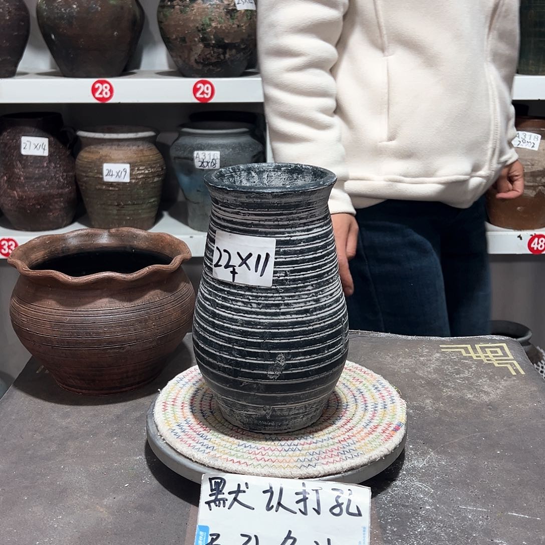 红陶17号灰瓶无孔备注