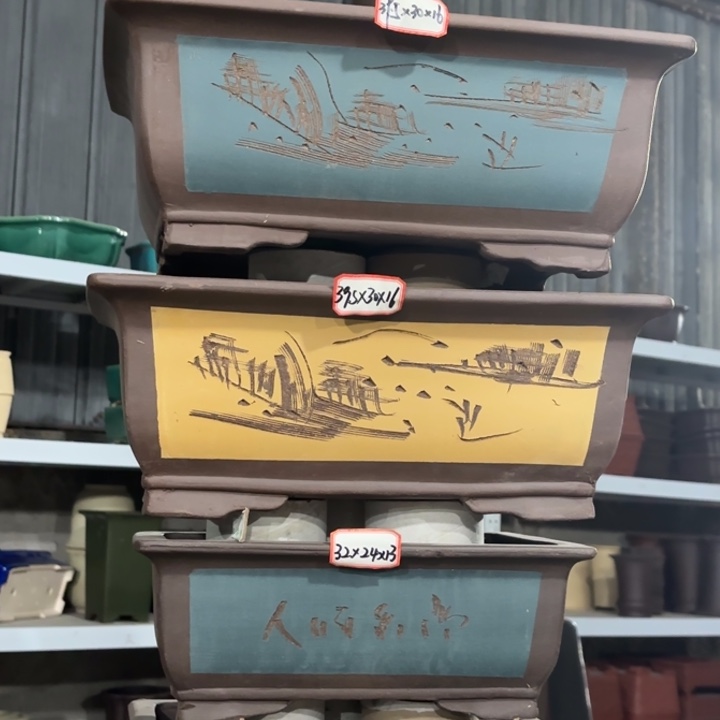 紫砂花盆               128-4