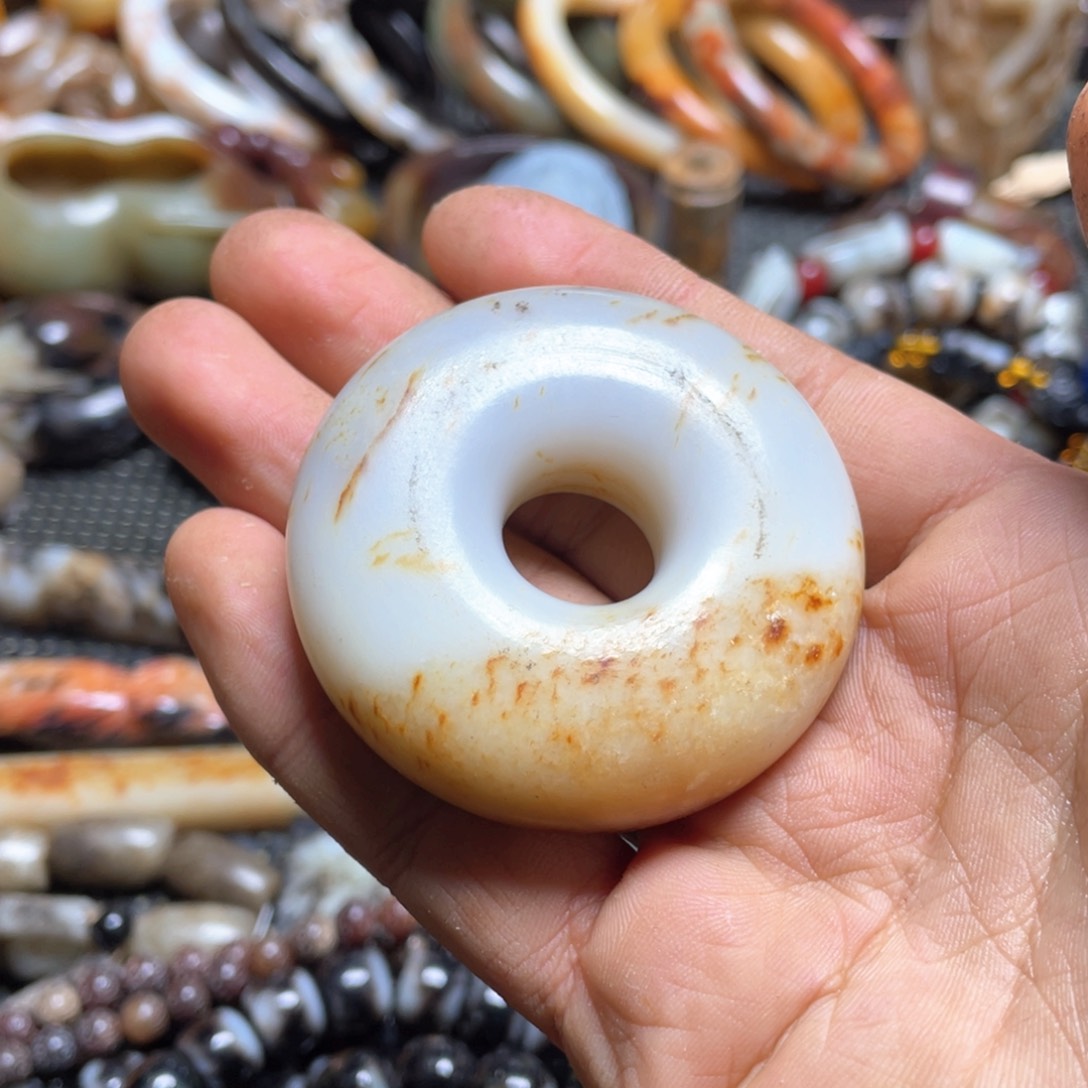 和田玉（糖玉）挂件未镶嵌往***@