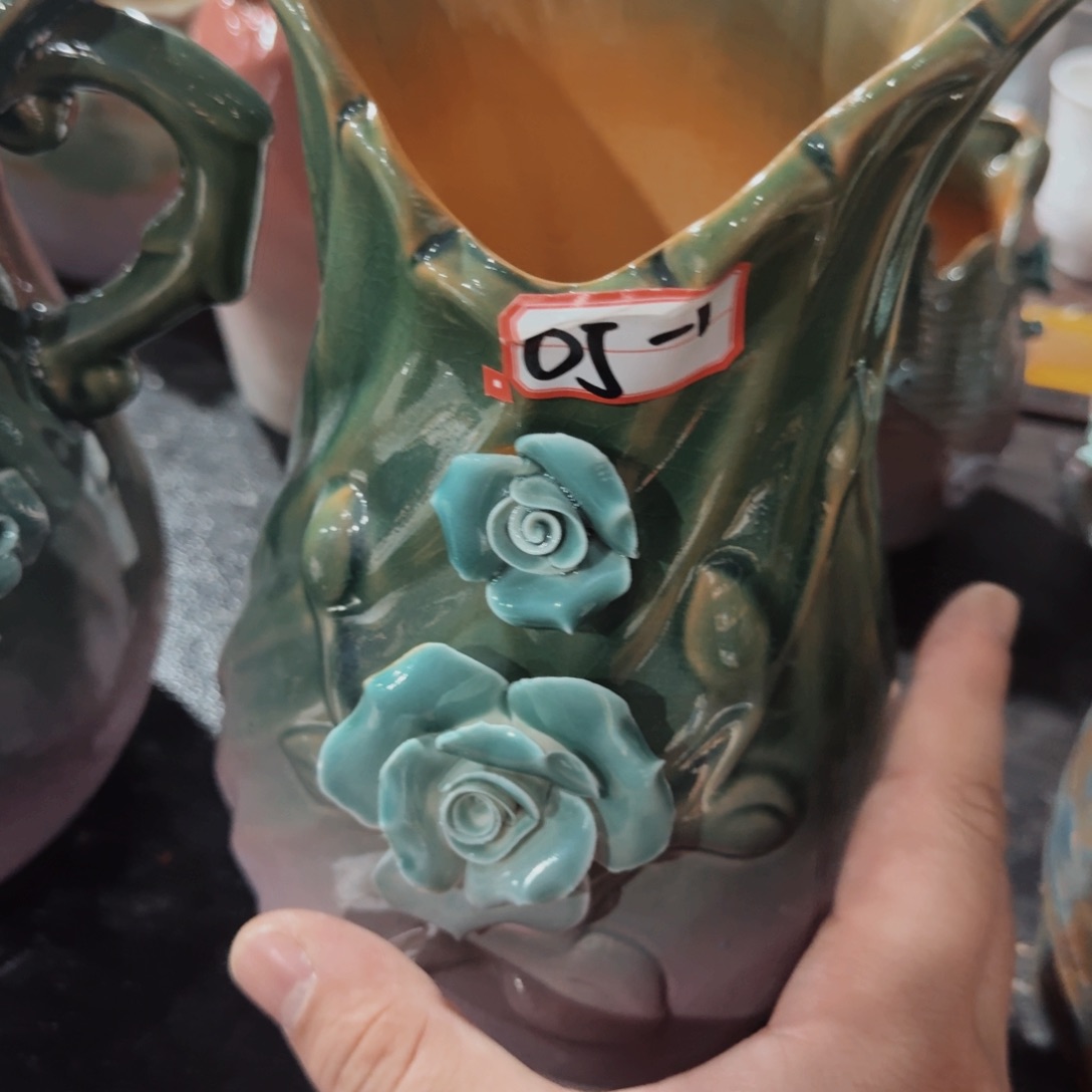 紫砂花盆粗陶盆醋