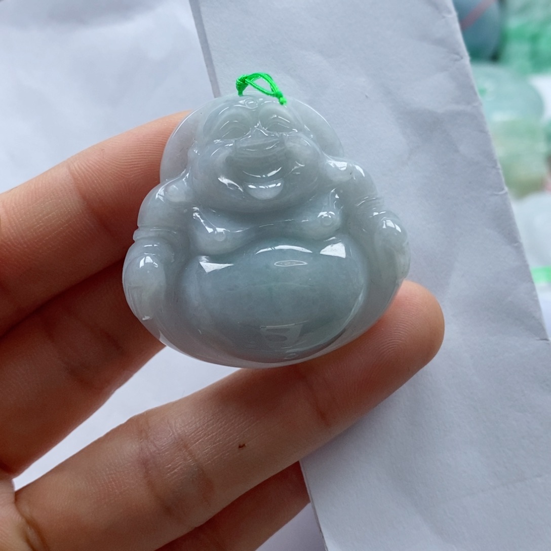 翡翠挂件未镶嵌吊坠