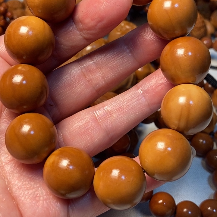 橄榄核手串/手链大*光珠1.95