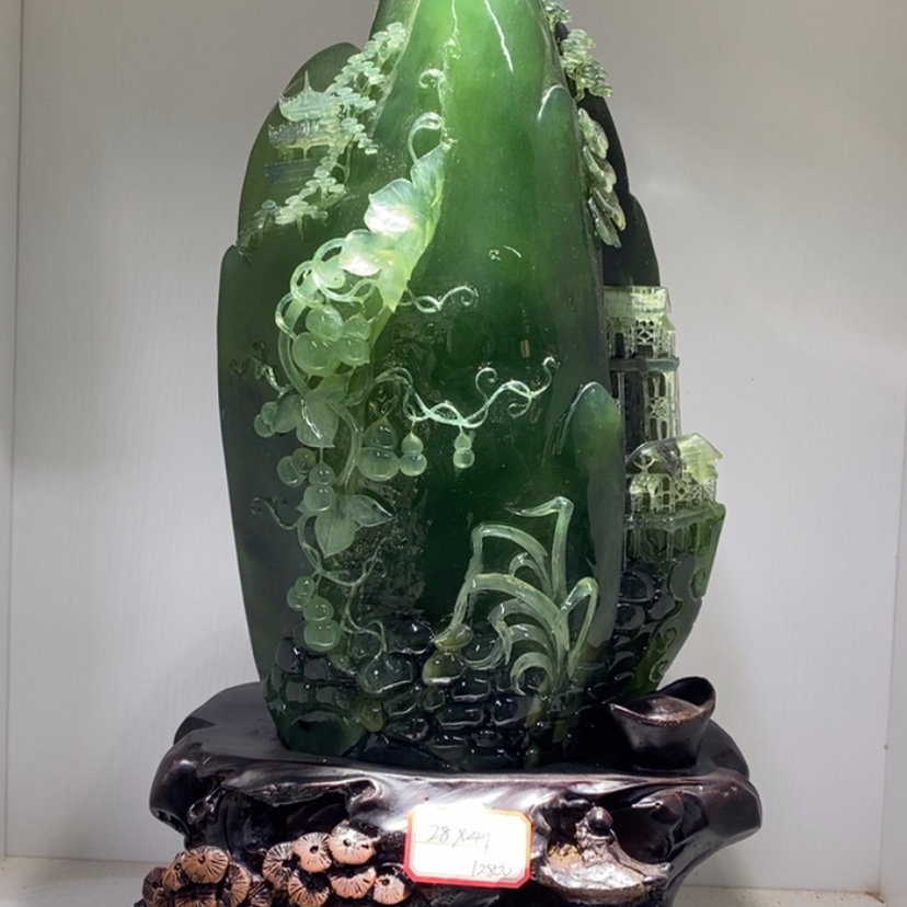 【闪购商品】蛇纹石玉（覆膜）珠宝奇石未镶嵌