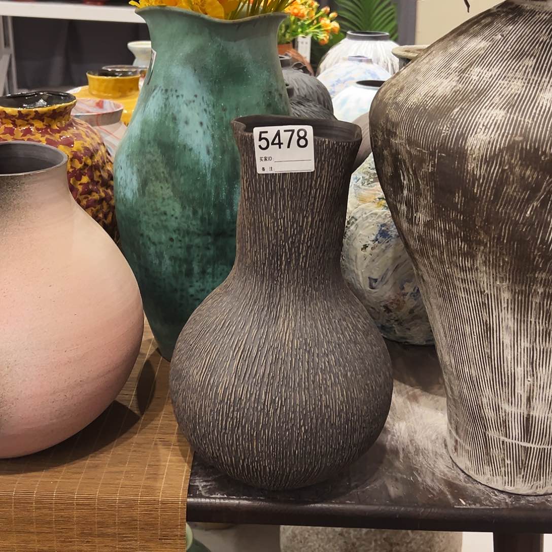 瓶5478高36口10陶瓷花瓶无孔